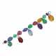 SUZANNE BELPERRON MULTI-GEM AND DIAMOND CHARM BRACELET - фото 1