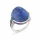 CARTIER ART DECO SAPPHIRE, DIAMOND AND MULTI-GEM RING - photo 1