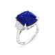 SAPPHIRE AND DIAMOND RING - photo 1