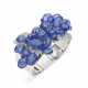 CARTIER ART DECO SAPPHIRE AND DIAMOND CLIP-BROOCH COMBINATION CUFF BRACELET - photo 1