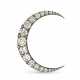 ANTIQUE DIAMOND CRESCENT BROOCH - Foto 1