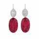 AN EXCEPTIONAL PAIR OF HARRY WINSTON SPINEL AND DIAMOND EARRINGS - photo 1