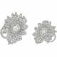 VAN CLEEF & ARPELS PAIR OF DIAMOND FLOWER CLIP BROOCHES - Foto 1