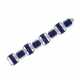 BLACK, STARR & FROST ART DECO LAPIS LAZULI AND DIAMOND BRACELET - photo 1