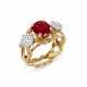 TIFFANY & CO., JEAN SCHLUMBERGER RUBY AND DIAMOND RING - Foto 1