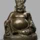 Große Bronze des Budai mit seinem Sack - Foto 1