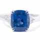 Ceylon-Saphir-Diamant-Ring - photo 1