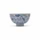 A BLUE AND WHITE ‘LOTUS’ BOWL - photo 1