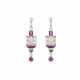 NO RESERVE | DIAMOND, RUBY AND EMERALD EARRINGS - photo 1