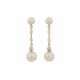 NO RESERVE | MIKIMOTO CULTURED PEARL AND DIAMOND EARRINGS - Foto 1