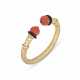 VAN CLEEF & ARPELS CORAL, ONYX AND SAPPHIRE BANGLE - photo 1