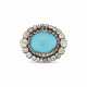 NO RESERVE | LATE 19TH CENTURY TURQUOISE AND DIAMOND BROOCH - Foto 1