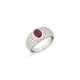 BULGARI RUBY AND DIAMOND RING - photo 1