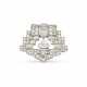 CARTIER ART DECO DIAMOND CLIP BROOCH - Foto 1