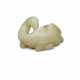 A SMALL PALE CELADON JADE CARVING OF A RECUMBENT CAMEL - photo 1