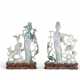 TWO JADEITE GROUPS OF FEMALE IMMORTALS - Foto 1