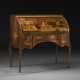 A GERMAN BRASS-MOUNTED SYCAMORE,TULIPWOOD AND MARQUETRY BUREAU - photo 1