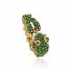 DAVID WEBB ENAMEL, RUBY AND DIAMOND FROG BANGLE BRACELET - photo 1