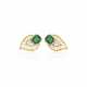 NO RESERVE | DAVID WEBB DIAMOND AND GLASS EARRINGS - Foto 1