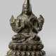 Bronze des Tsongkhapa auf einem Lotos sitzend - фото 1