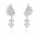 DAVID WEBB DIAMOND EARRINGS WITH UNSIGNED DIAMOND PENDANTS - фото 1