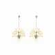 NO RESERVE | LILY GABRIELLA COLORED DIAMOND AND GOLD EARRINGS - фото 1