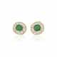 BULGARI EMERALD AND DIAMOND EARRINGS - Foto 1