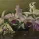 Orchids in a Vase, signed, inscribed “Paris” and dated 1939, also further signed on the reverse. - photo 1