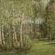 Young Birch Trees, signed, also further signed, titled in Cyrillic, numbered "181" and dated 1952 on the reverse. - photo 1