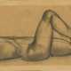 Reclining Nude, signed, inscribed "Paris/5 min" and dated 1913. - Foto 1