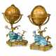 A PAIR OF FRENCH ORMOLU-MOUNTED TABLE GLOBES - photo 1