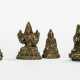 Sechs Bronzen, u.a. Sitatara, Guanyin, Buddha Shakyamuni und Tara - Foto 1