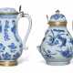 TWO ORMOLU-MOUNTED CHINESE EXPORT PORCELAIN BLUE AND WHITE TEAWARES - photo 1