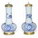 A PAIR OF REGENCE ORMOLU-MOUNTED CHINESE PORCELAIN BLUE AND WHITE VASES AND COVERS - photo 1