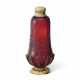 A GERMAN SILVER-GILT MOUNTED RUBY GLASS FLASK - photo 1