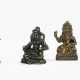 Fünf Bronzen, u.a. Buddha Shakyamuni, Vaishravana und Amitayus - Foto 1