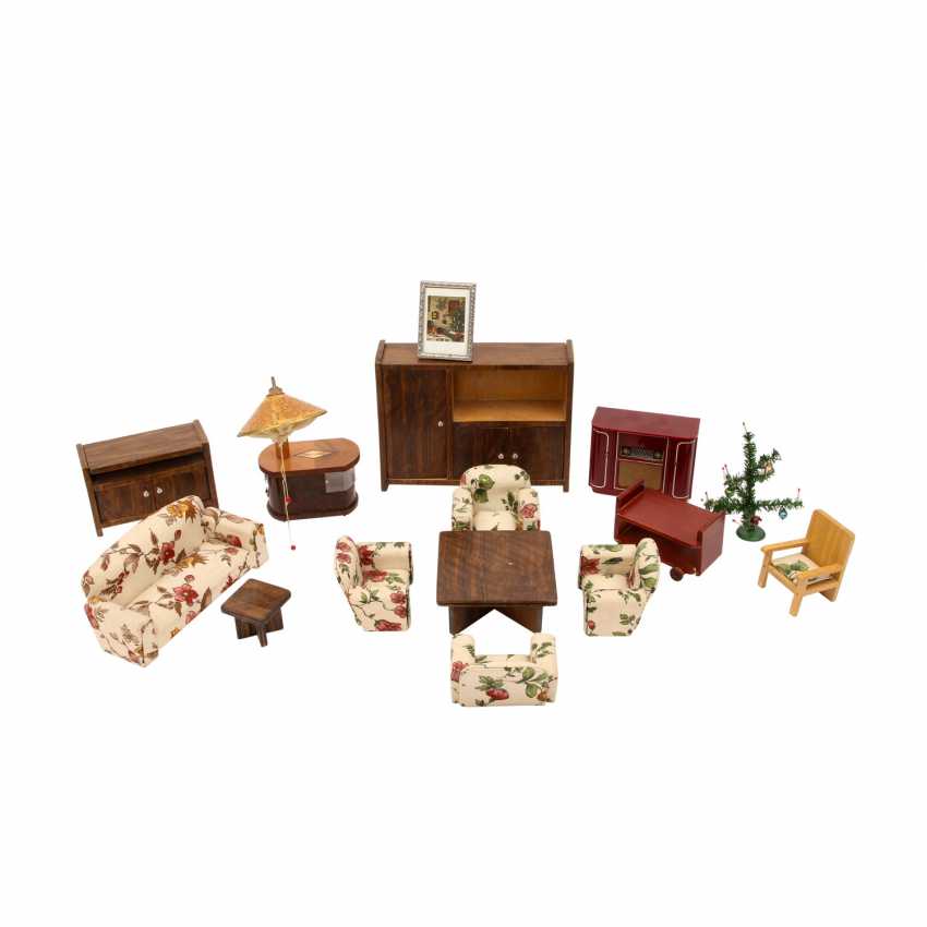 Living Room Furniture For The Dollhouse 1930s 40s Auction