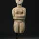 A LARGE CYCLADIC MARBLE FEMALE FIGURE - photo 1