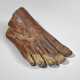 AN EGYPTIAN WOOD RIGHT FOOT - photo 1