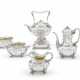 AN AMERICAN SILVER FIVE-PIECE TEA AND COFFEE SERVICE - фото 1