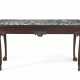 THE CHEW FAMILY CHIPPENDALE CARVED MAHOGANY SLAB TABLE - photo 1