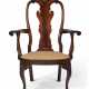 A MAGNIFICENT QUEEN ANNE CARVED WALNUT ARMCHAIR - фото 1