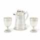 AN AMERICAN SILVER PITCHER AND PAIR OF MATCHING GOBLETS - photo 1