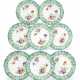 A PERSONALIZED SET OF EIGHT FRENCH (LE TALLEC) FAIENCE DINNER PLATES - Foto 1