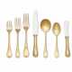 A FRENCH GILT SILVER-PLATED PART LUNCHEON FLATWARE SERVICE - Foto 1