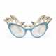 A PAIR OF DIAMANTE-ENCRUSTED `SYDNEY OPERA HOUSE` SPECTACLES - Foto 1