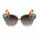 A PAIR OF WHITE-LACQUERED `FLAMINGO` SUNGLASSES - фото 1