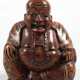 Figur "Sitzender Buddha", Holz geschnitzt, H. 14 cm - photo 1