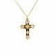 Cross-Diamond-Pendant-Necklace - фото 1