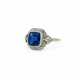 Sapphire-Diamond-Ring - photo 1